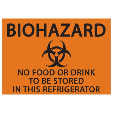 ZING Safety Sign, NO FOOD, 7X10- Model 1917S